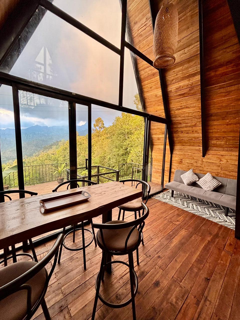 Sala con vista panorámica
